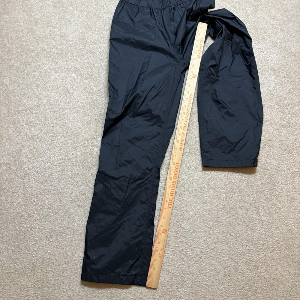 Columbia Rain Pants Mens Small Black Omni-Tech Waterproof Hiking Elastic Waist - Picture 8 of 15